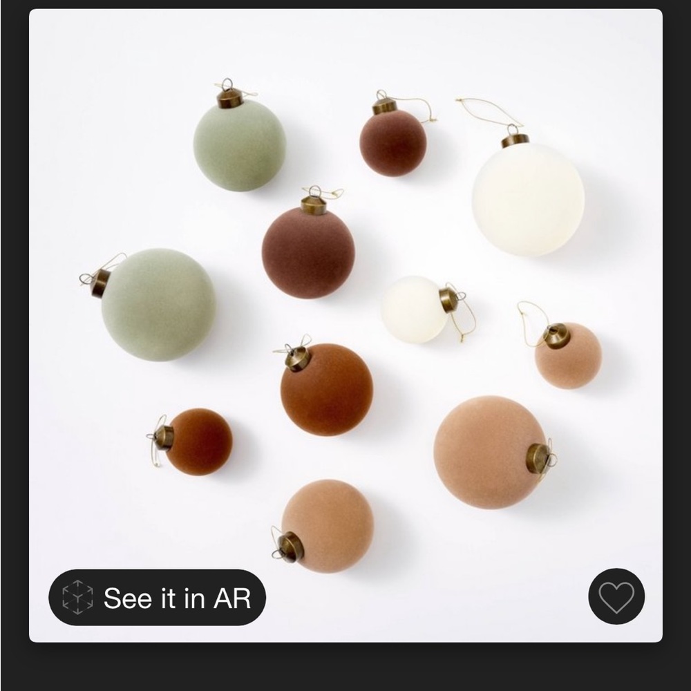Studio McGee velvet ornaments